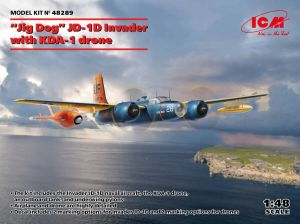 ICM 1:48 48289 Jig Dog JD-1D Invader with KDA-1 drone Plastic kit