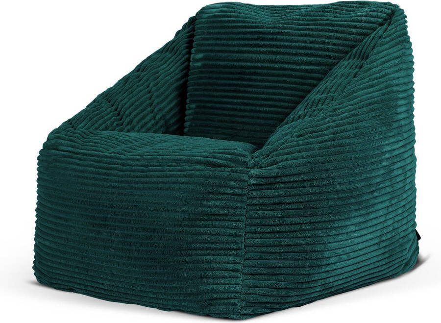 Icon Morgan Corduroy Kinderzitzakken Teal Groen Zitzakstoel Zitzak Kind met Vulling Woonkamerzitzakken