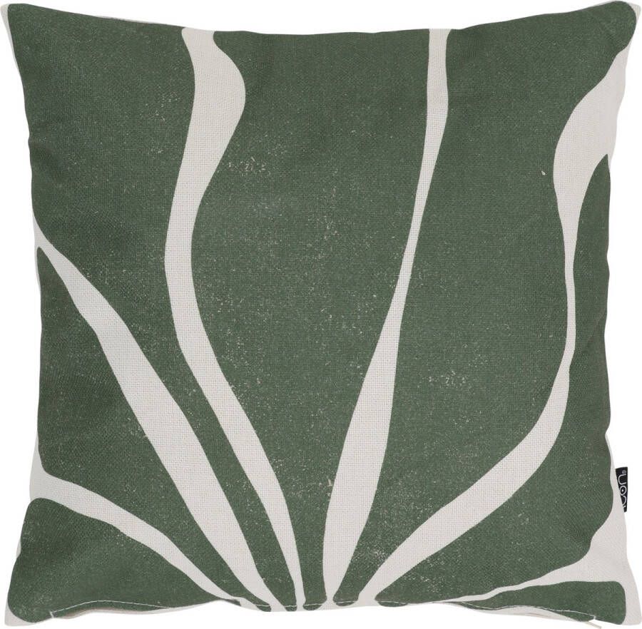 Icon Sierkussen met Vulling 45cm Groene Abstracte Kunst Binnen Buiten