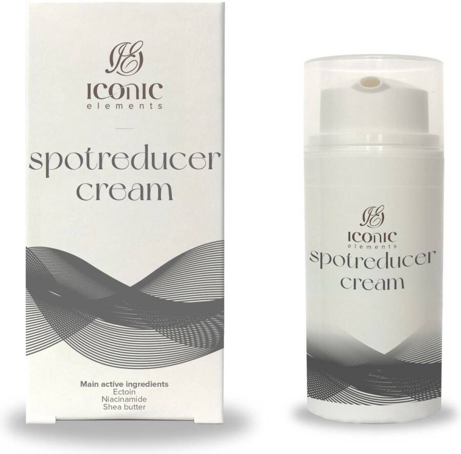 Iconic Elements Spotreducer Cream dagcrème vitamine B3 ectoïne hydraterend pigmentreducerend herstellend ontwikkeld door dermatoloog 30ml