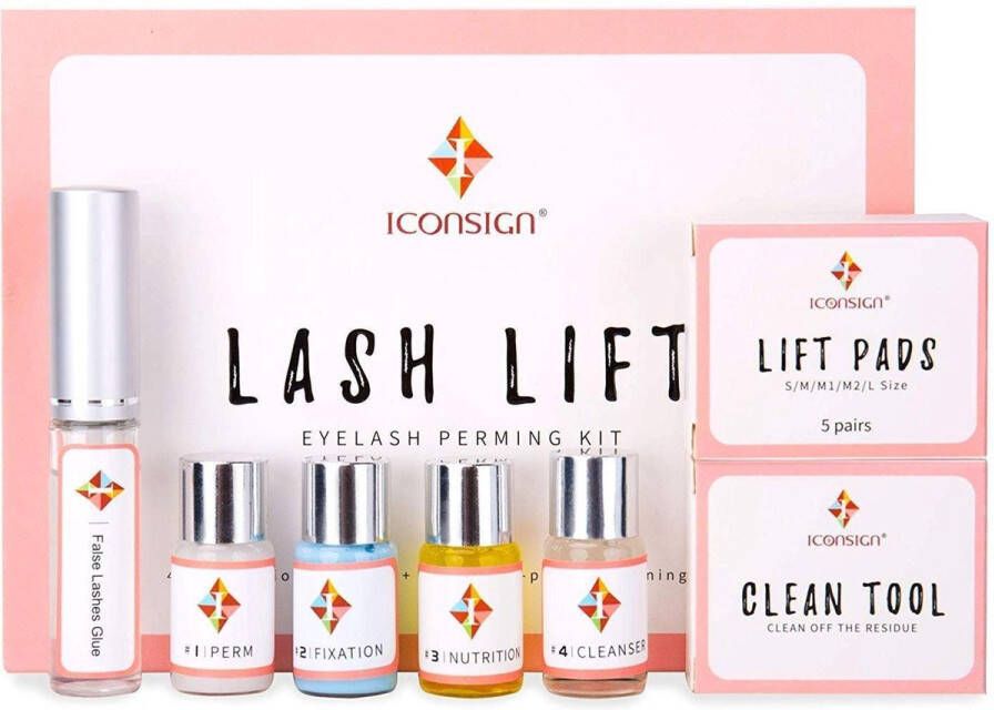 Iconsign Professionele Wimperlifting Set Lash Lift Lash Kit Wimperserum