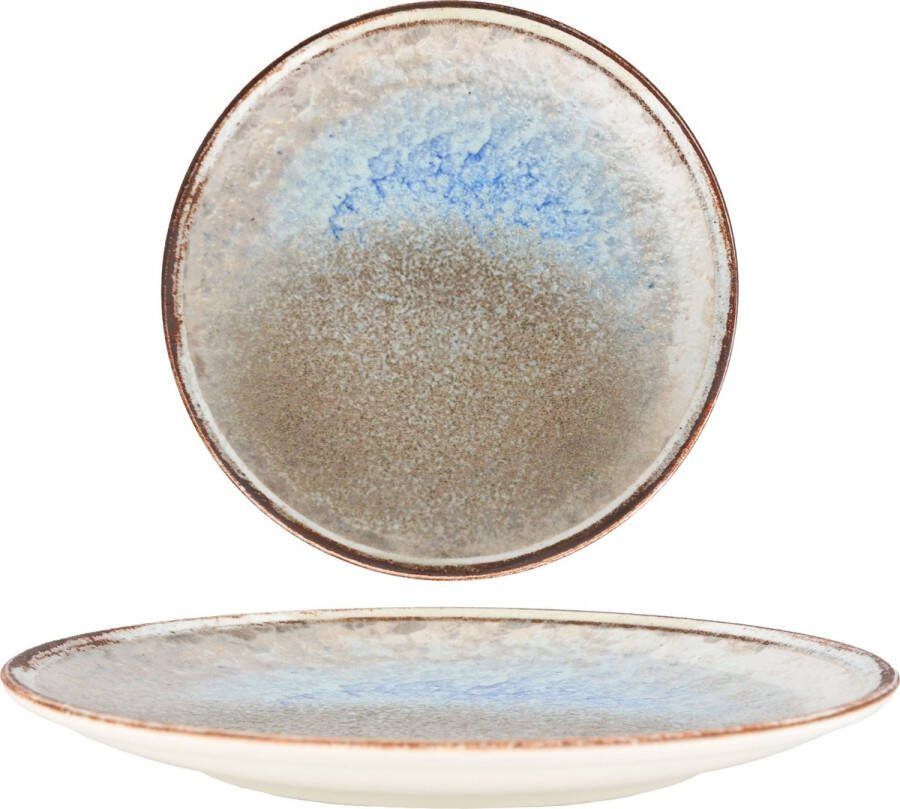 ID Fine Dessertbord Delta Porselein 21 cm set van 6