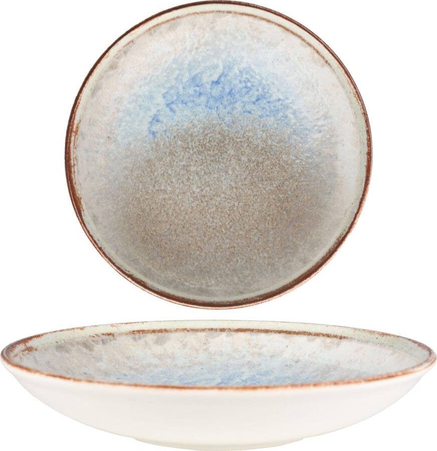 ID Fine Diep bord Delta Porselein 22 cm (770cc) set van 6