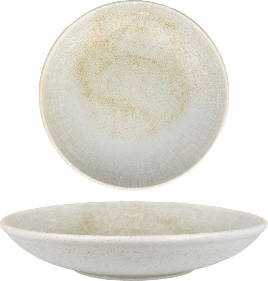 ID Fine Diep bord Mellow Porselein 22 cm (700cc) set van 6