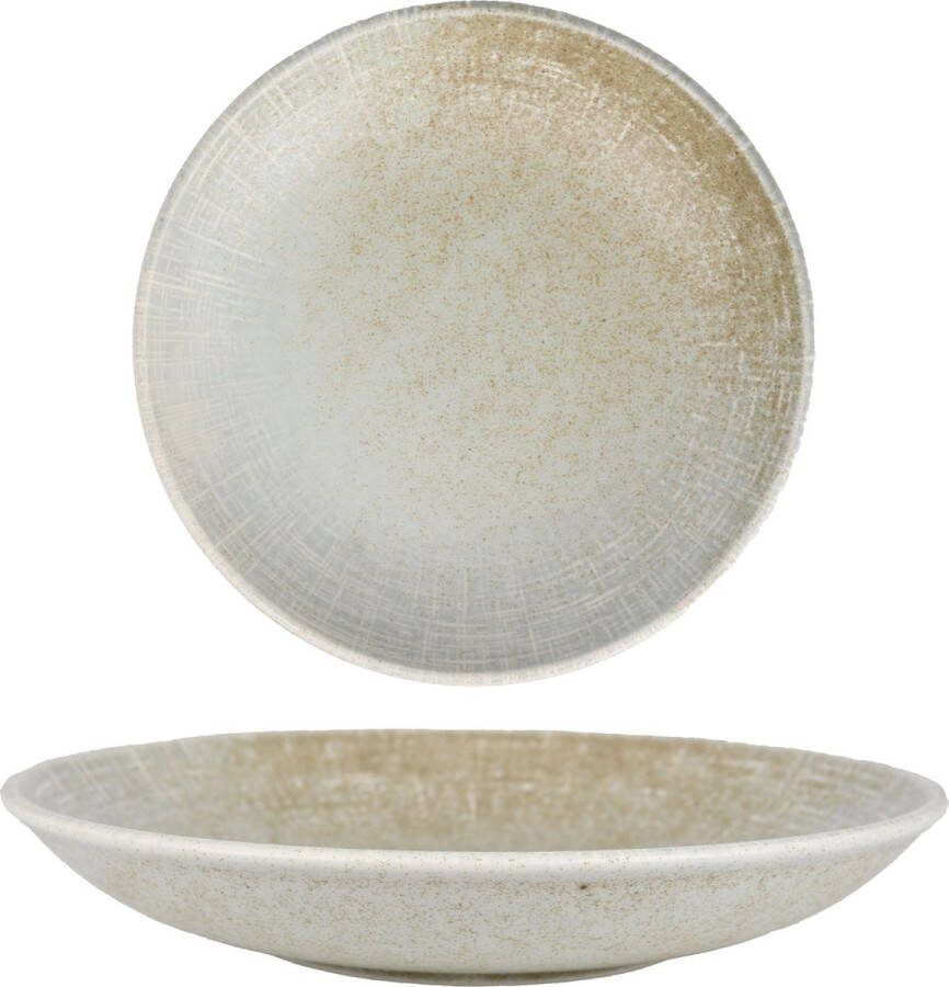 ID Fine Diep bord Mellow Porselein 25 cm (1140cc) set van 6