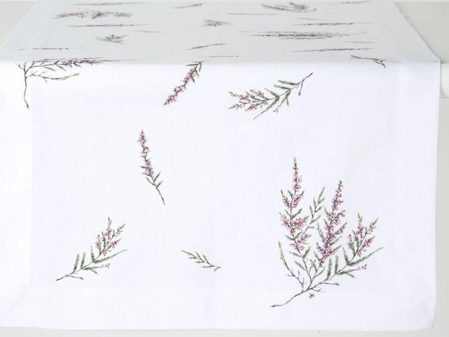 Ideal Home Tafelloper Calluna 150 x 45 cm 100% katoen