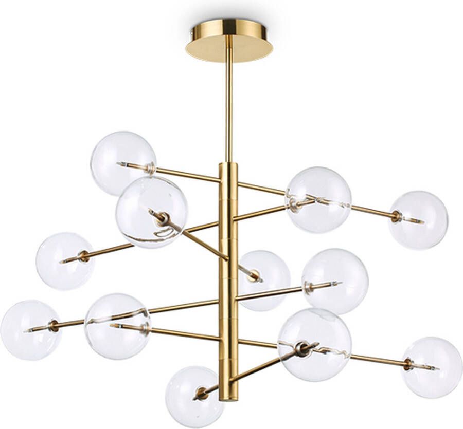 Ideal Lux Equinoxe Hanglamp Modern H:90.5cm G4 Voor Binnen Metaal Hanglampen Woonkamer Slaapkamer Eetkamer