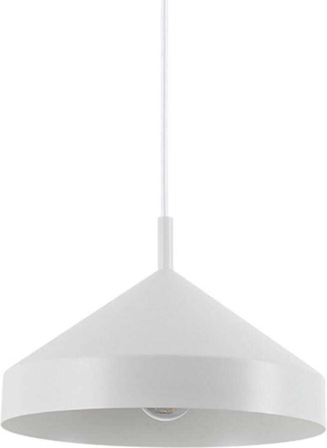 Ideal Lux Landelijke Hanglamp Yurta Binnen Wit 1 Lichtpunt E27 Fitting 60W