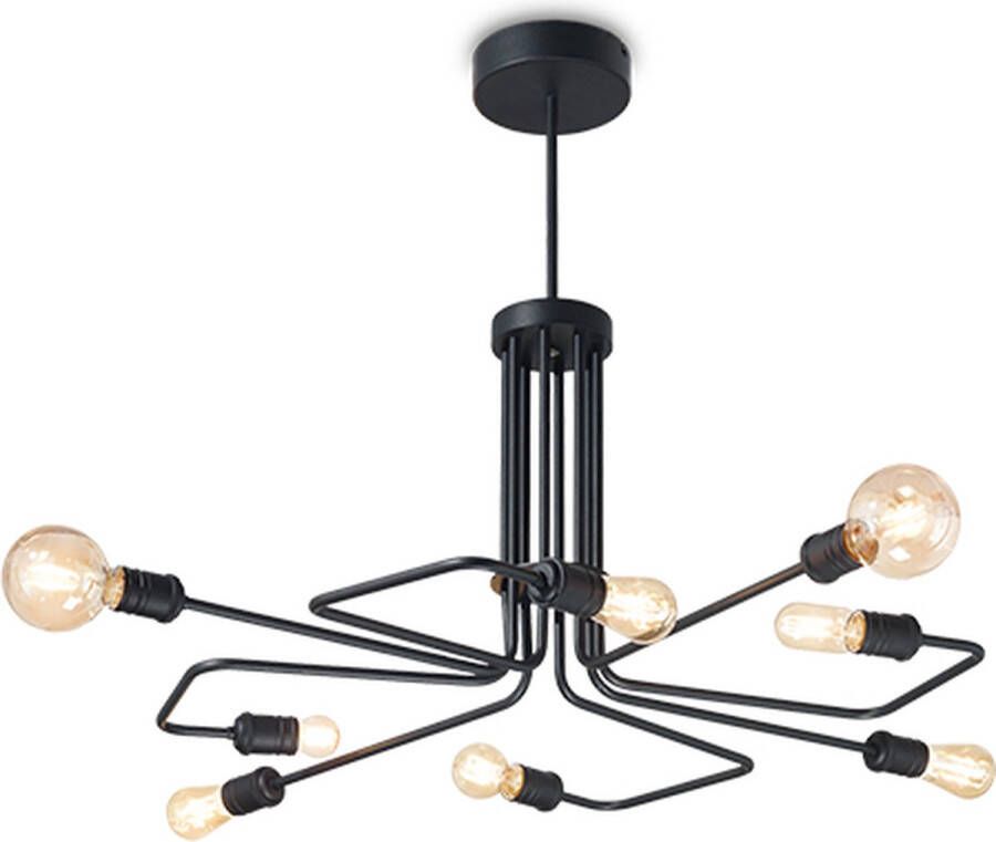 Ideal Lux Triumph Hanglamp Hotel Chique Interieur Chic H:66cm E27 Voor Binnen Metaal Hanglampen Woonkamer Slaapkamer Eetkamer