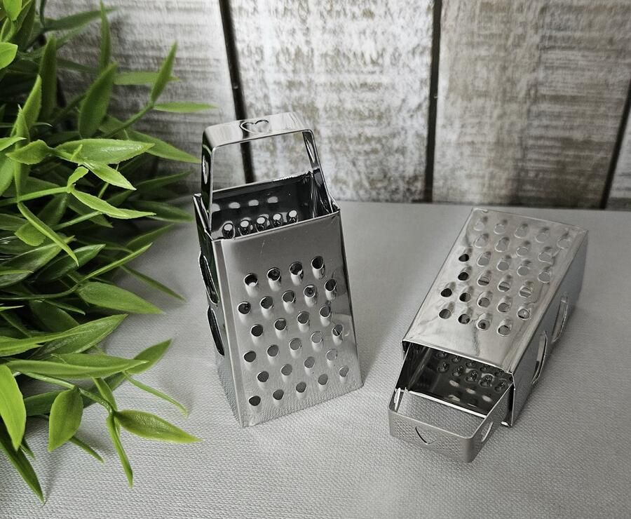 Ideas 4 Seasons Ideas4seasons Mini rasp voor amberblokjes geurblokjes zilver kleine rasp Raspen