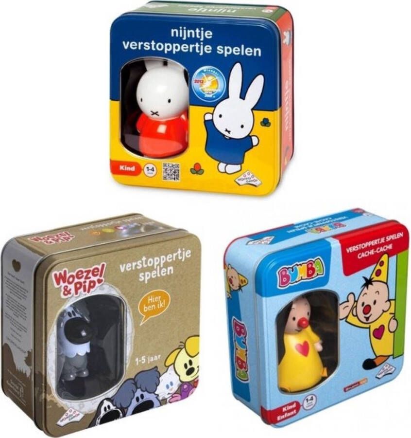 Identity Games Babyset 1-4 jaar Kinderspel Verstoppertje Spelen Bumba & Woezel en Pip & Nijntje