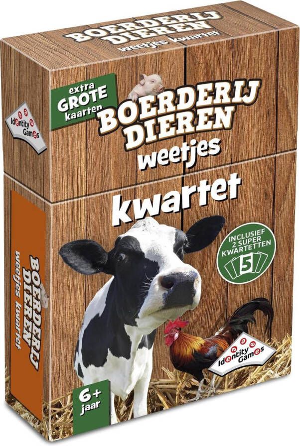 Identity Games Boerderijdieren Weetjes Kwartet