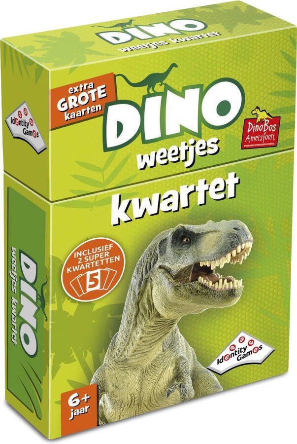 Identity Games Dino Weetjes Kwartet Voor kinderen en volwassenen