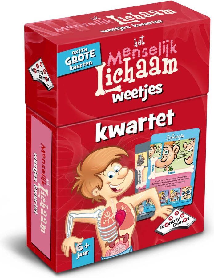 Identity Games Menselijk Lichaam Weetjes Kwartet