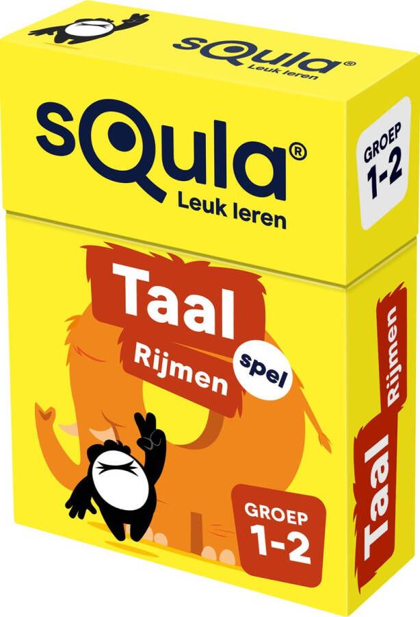 Identity Games sQula Taal Rijmen Educatief kwartetspel voor groep 1-2