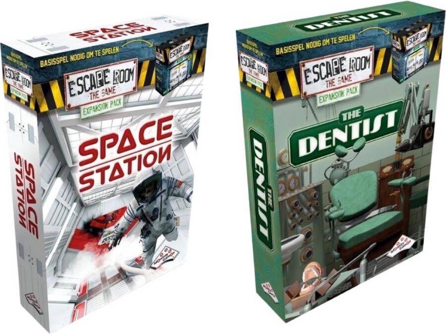 Identity Games Uitbreidingsbundel Escape Room 2 Stuks Uitbreiding Space Station & Uitbreiding The Dentist