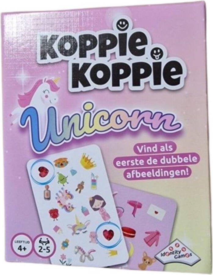 Identity Games Unicorn Koppie kaartspel 10 Minuten spel Vakantiespel Vanaf 4 jaar
