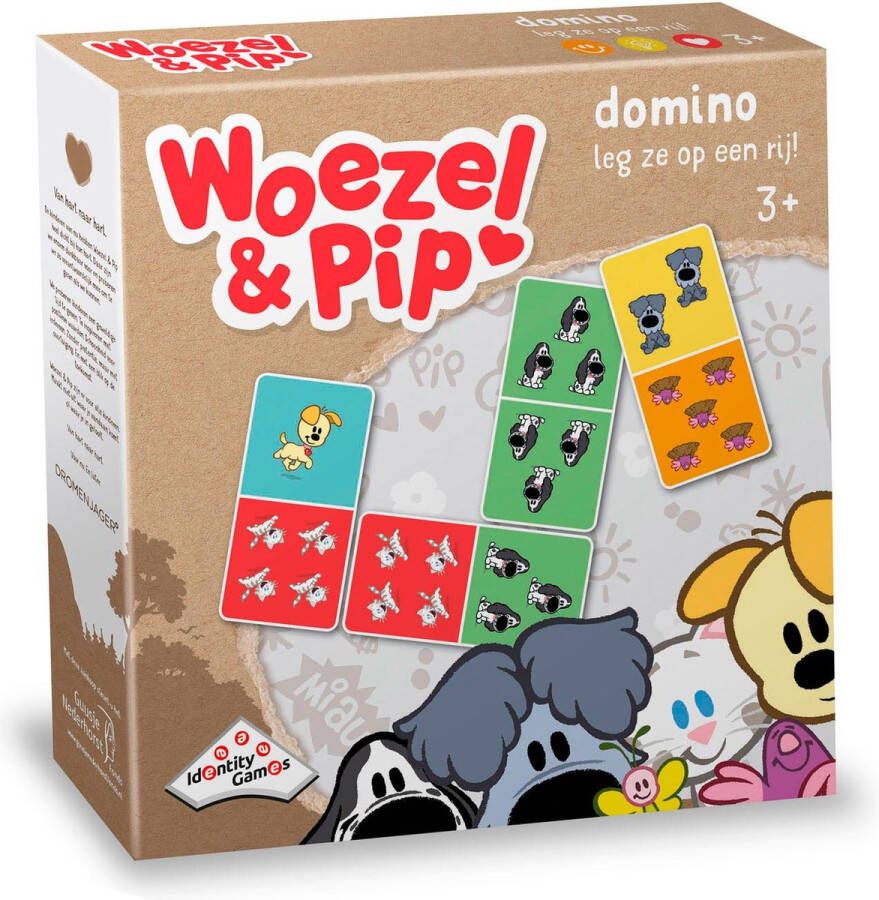 Identity Games Woezel en Pip Domino Kaartspel