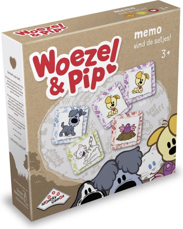 Identity Games Woezel & Pip Memo Kinder Kaartspel