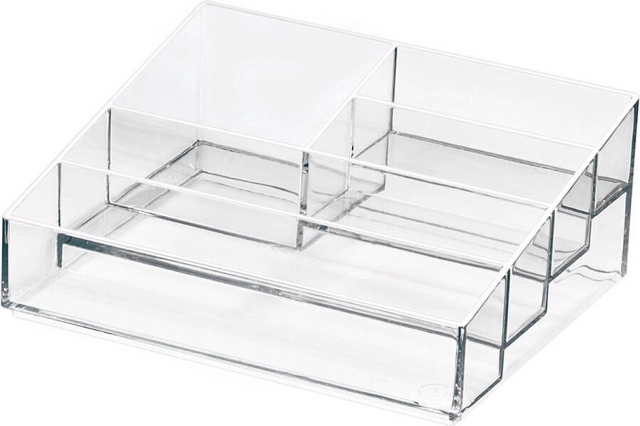 IDesign Accessoires en make-up organizer met 5 vakken transparant 95311EU Sorteervakken Klaar voor gebruik
