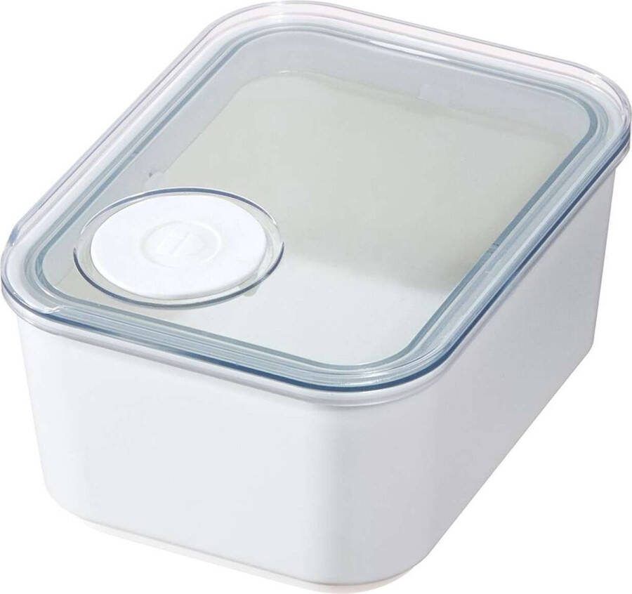 IDesign Crisp Voorraadpot Small Gerecycled Polypropyleen Wit