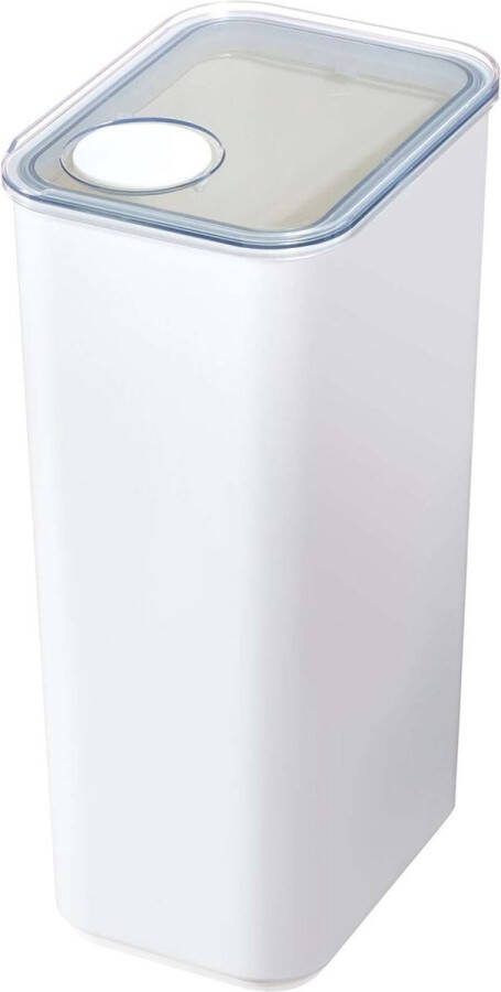 IDesign Crisp Voorraadpot XL Gerecycled Polypropyleen Wit