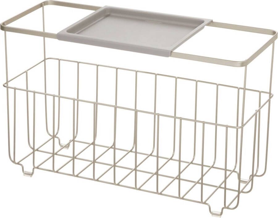 IDesign Everett Storage Basket With Shelf