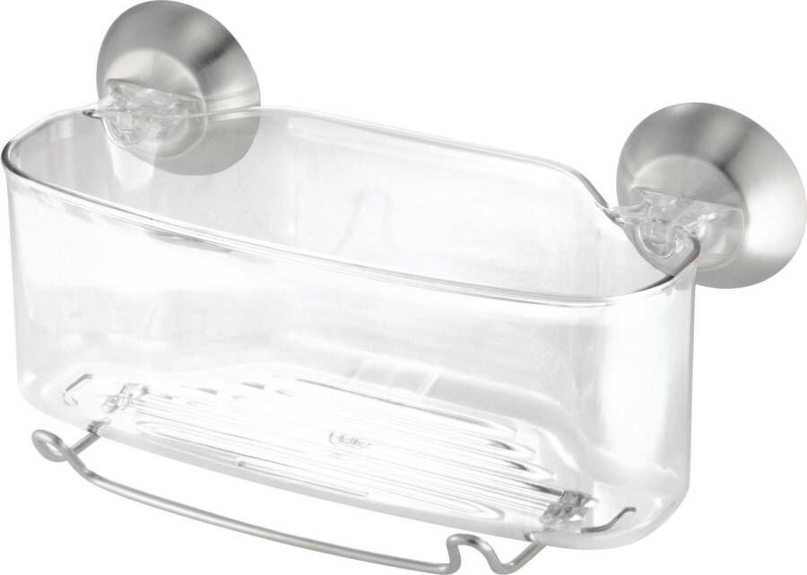 IDesign Forma Power Lock Suction Shower Caddy