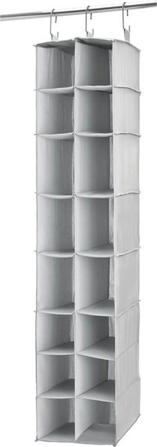 IDesign Hang organizer kledingkast 16 vaks 07983EU Sorteervakken Ophangen zonder boren Opvouwbaar