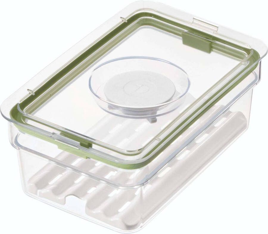 IDesign ID Fresh Vershoudbak Medium met Beschermmat Kunststof Transparant