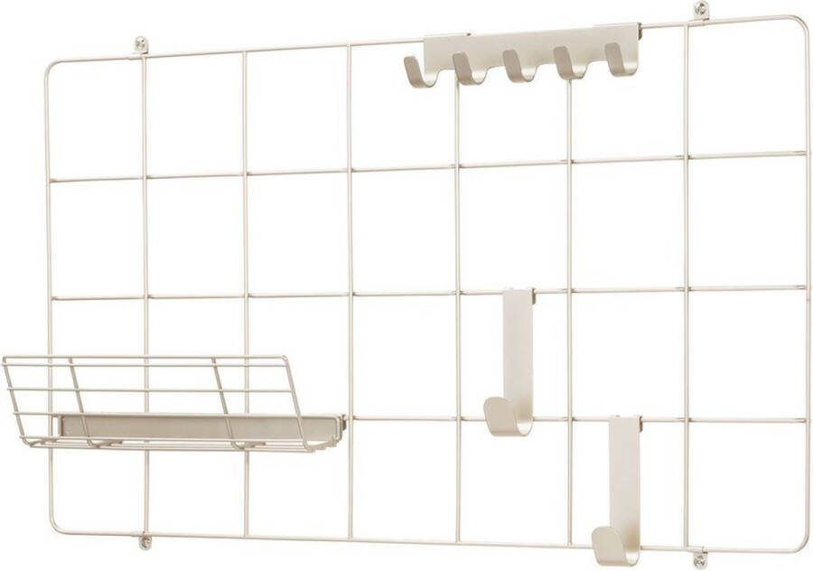 IDesign Jayce Ophang Systeem Roestvast Staal Beige