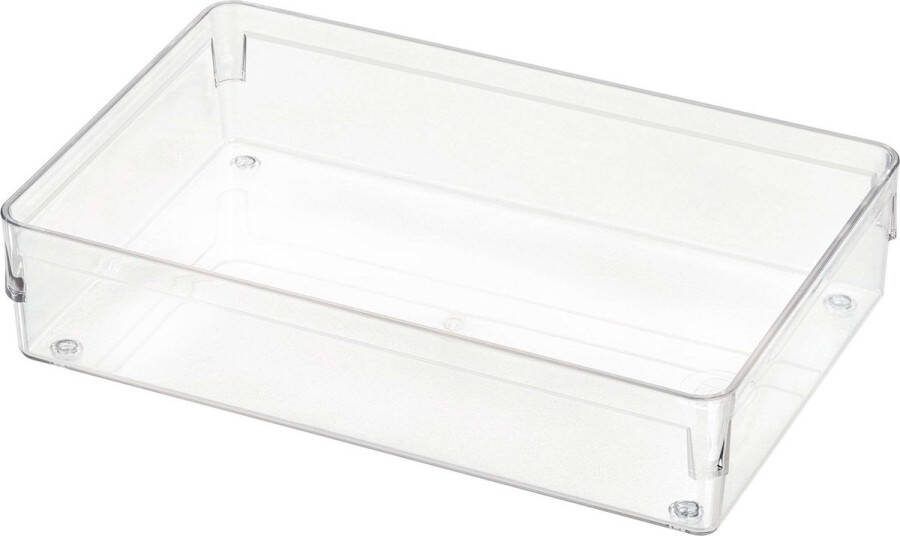 IDesign Lade Organizer Gerecycled Kunststof Transparant