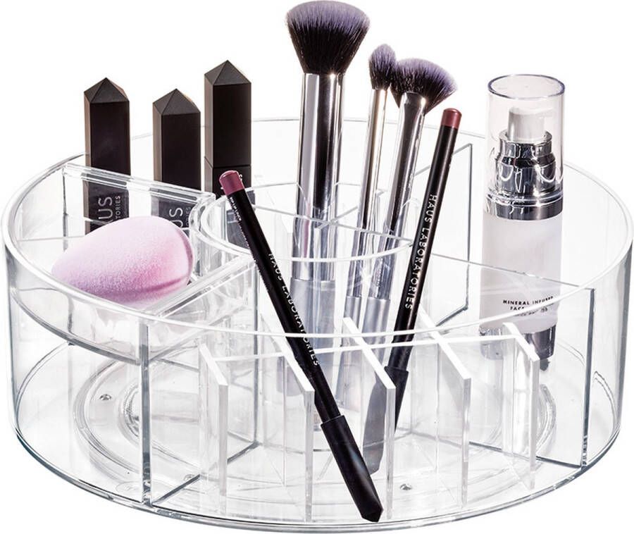 iDesign Make-up Carrousel Aanpasbaar 25.4 x 8.9 cm Transparant Sarah Tanno Collection