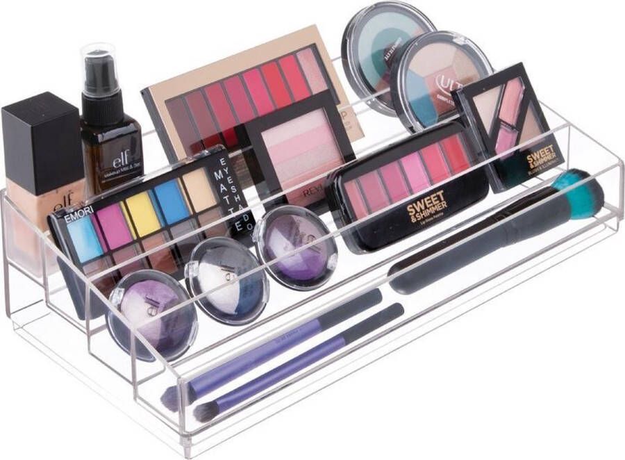 IDesign Make-up Organizer voor Nagellak 4 Vakken Transparant Kuns