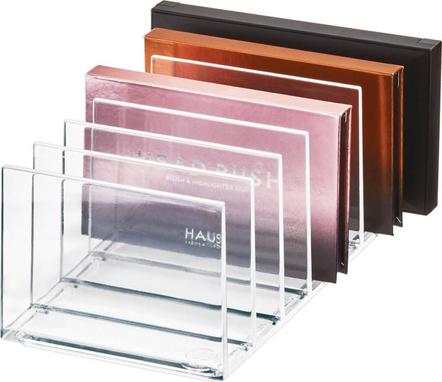 IDesign Make-up Palet Organizer 20.3 x 10.2 x 7.6 cm Transparant Sarah Tanno Collection