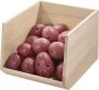 IDesign Opbergbox met Opening 29.5 x 25.5 x 21 cm Paulownia Hout Eco Wood - Thumbnail 1