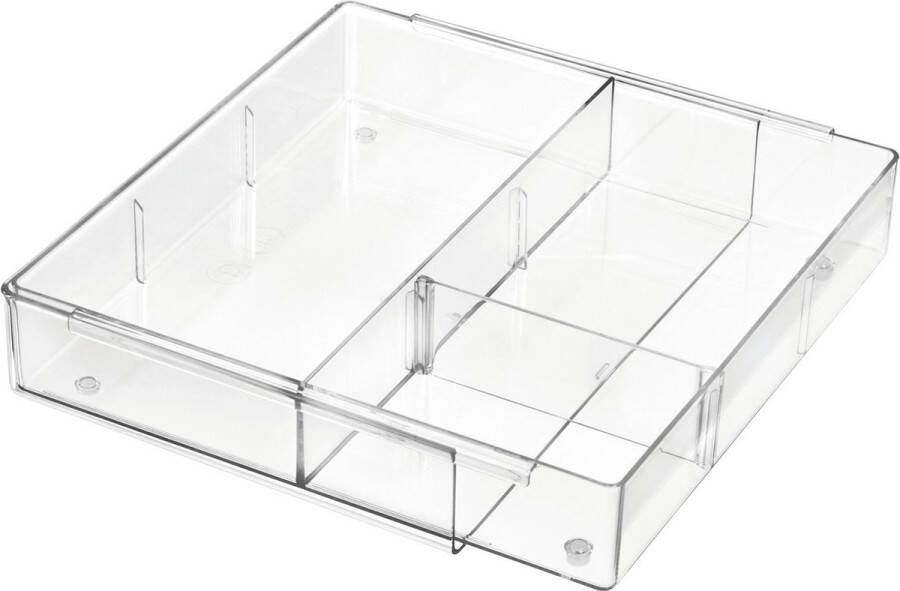 IDesign Lade Organizer Uitschuifbaar 25.4 x 26.7 x 5.7 cm Kunststof The Home Edit