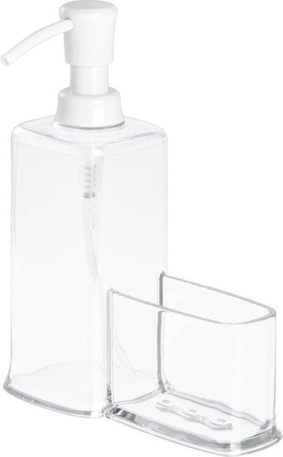 IDesign Vella Zeepdispencer Caddy Kunststof Transparant