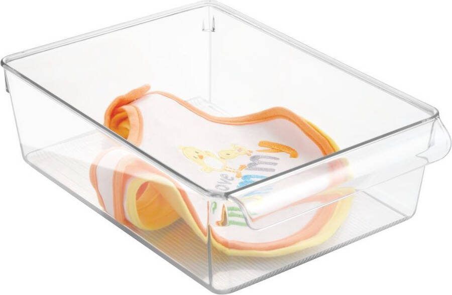IDesign Koelkast Organizer met Handvat 29.2 x 20.3 x 8.9 cm Kunststof Transparant Linus