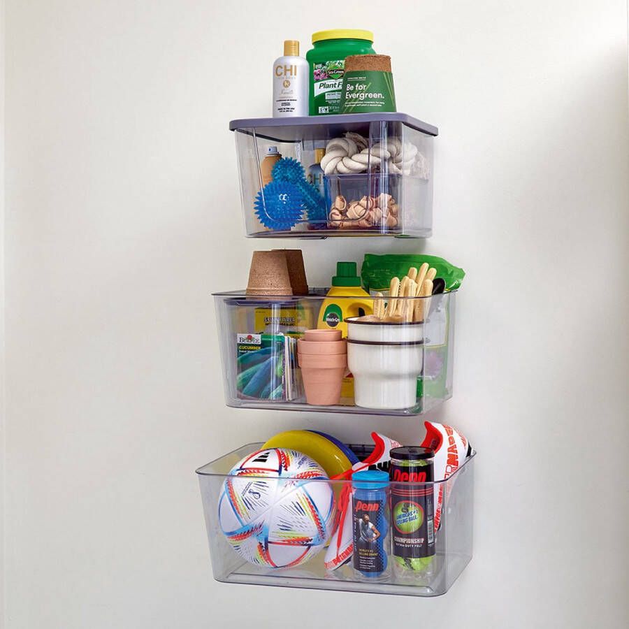 IDesign Open Wand Organizer Maat L Kunststof 38.8 x 31.8 x 20.2 cm Wallspace Collection