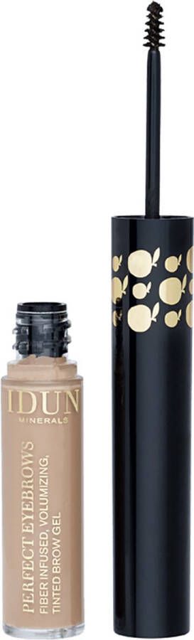 Idun Minerals wenkbrauwen make-up Wenkbrauwgel Licht volumieuze wenkbrauwen