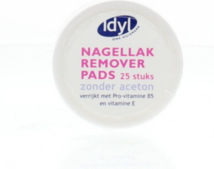 Idyl Nagellak remover pads 25 stuks