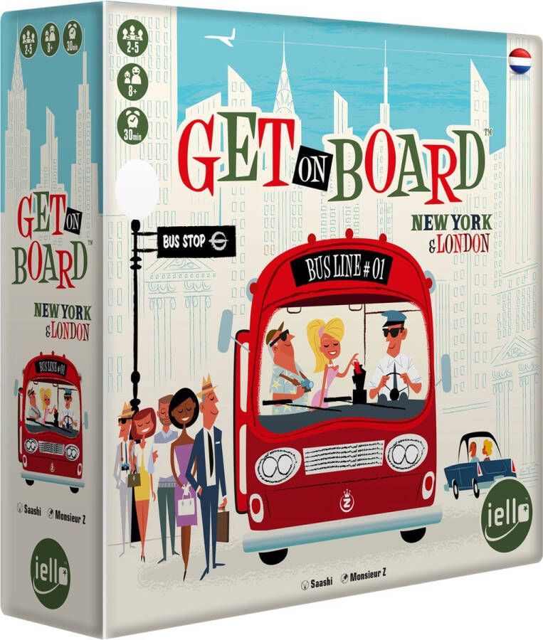 Iello Get On Board New York & London Bordspel Nederlandstalig