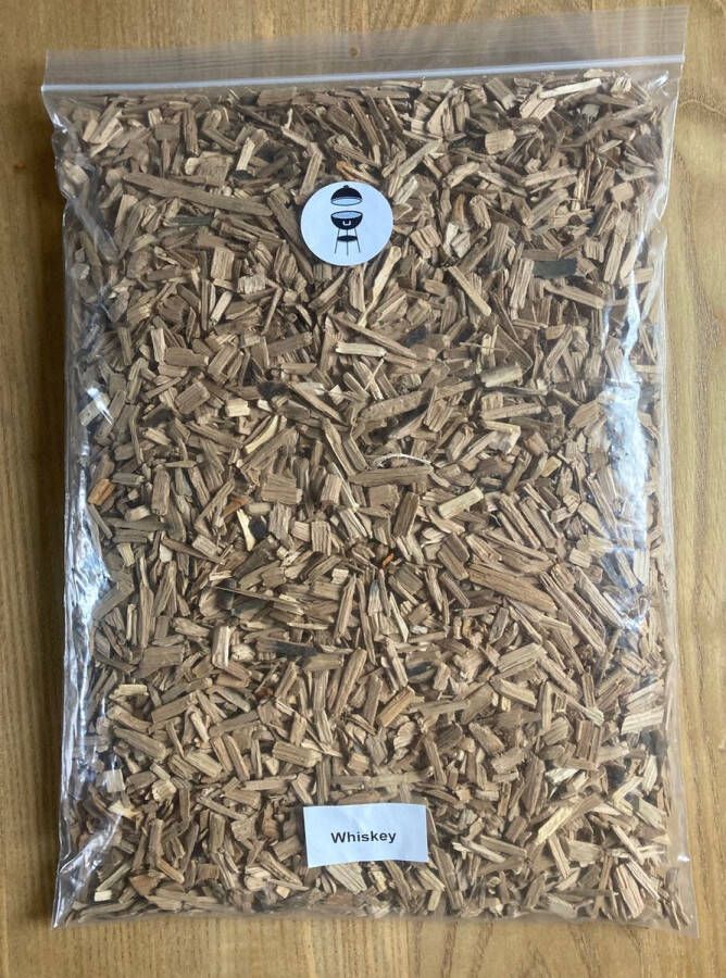 I.E.shops Whiskey snippers Rookhout BBQ Rookoven 1 kg 100% eiken Rookchips Kamado