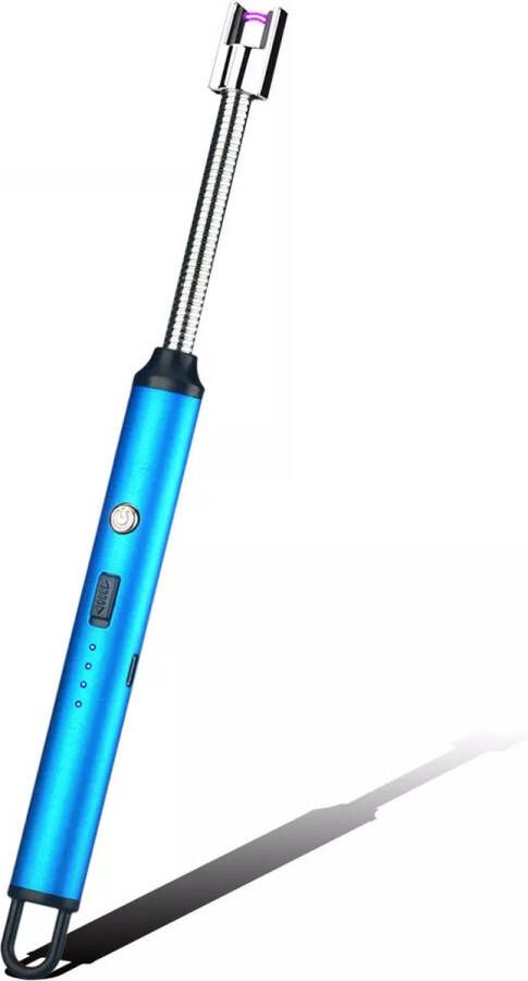 IFC Papillon Lange Elektrisch Aansteker USB Oplaadbaar Flexibele Aansteker Gasfornuis Kaarsjes BBQ Blauw