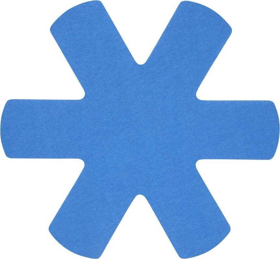 IFC Papillon Panbeschermer Ster 38 cm Set van 3 Stuks Blauw