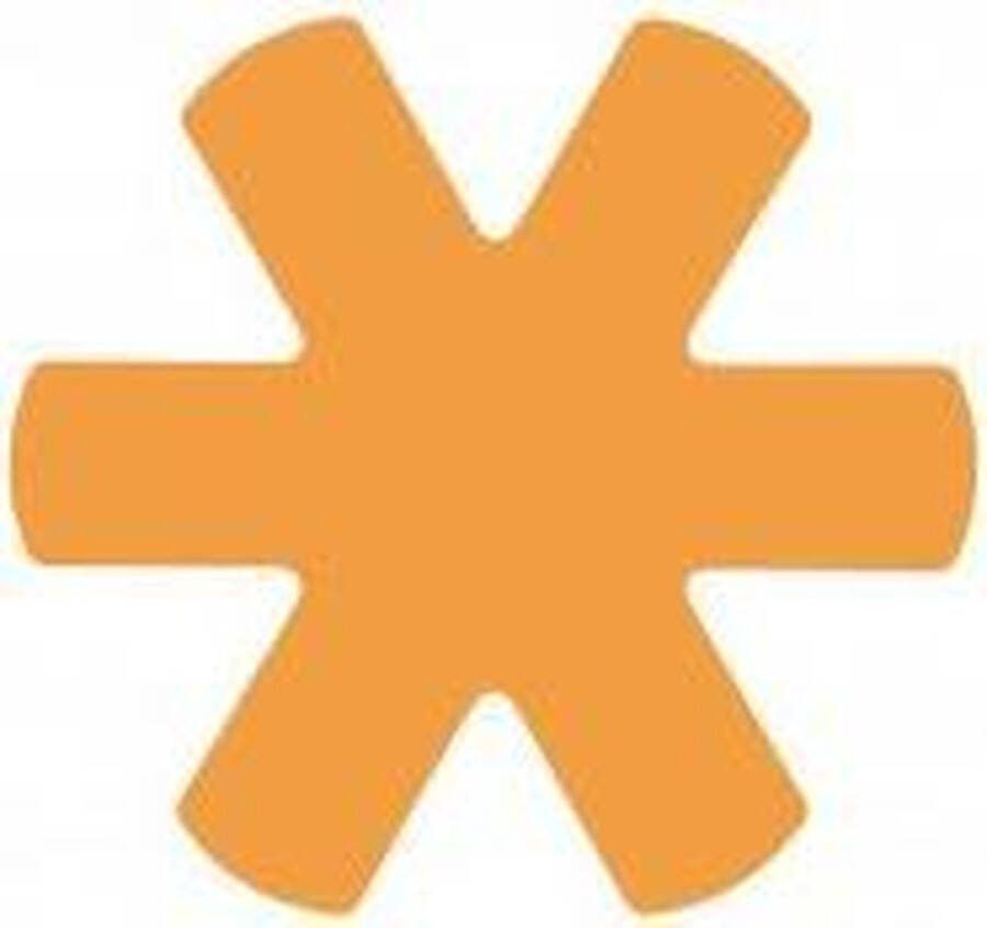 IFC Papillon panbeschermer ster Oranje-Set 3 stuks-polyester