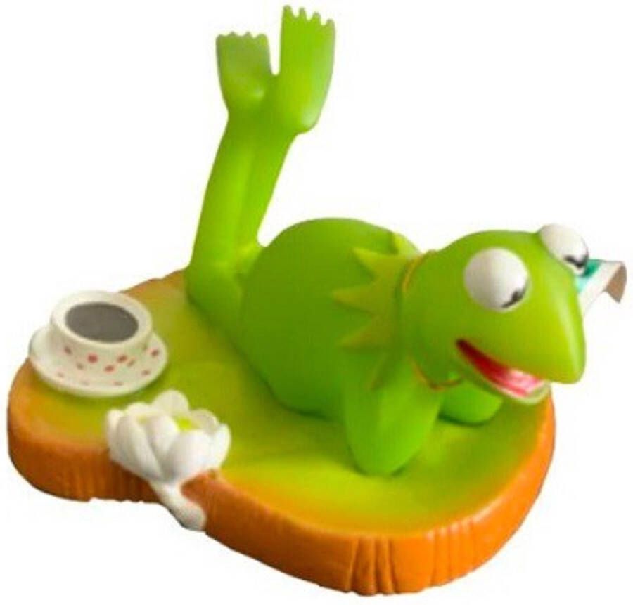 Igel The muppet show badspeelgoed Kermit de kikker op een leli 10x11x6 5 cm (lxbxh).