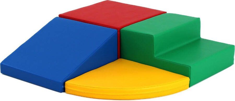 Iglu Soft Play foam speelset Crawler multi color Soft Play schuimblokken set foam blokken set met glijbaan