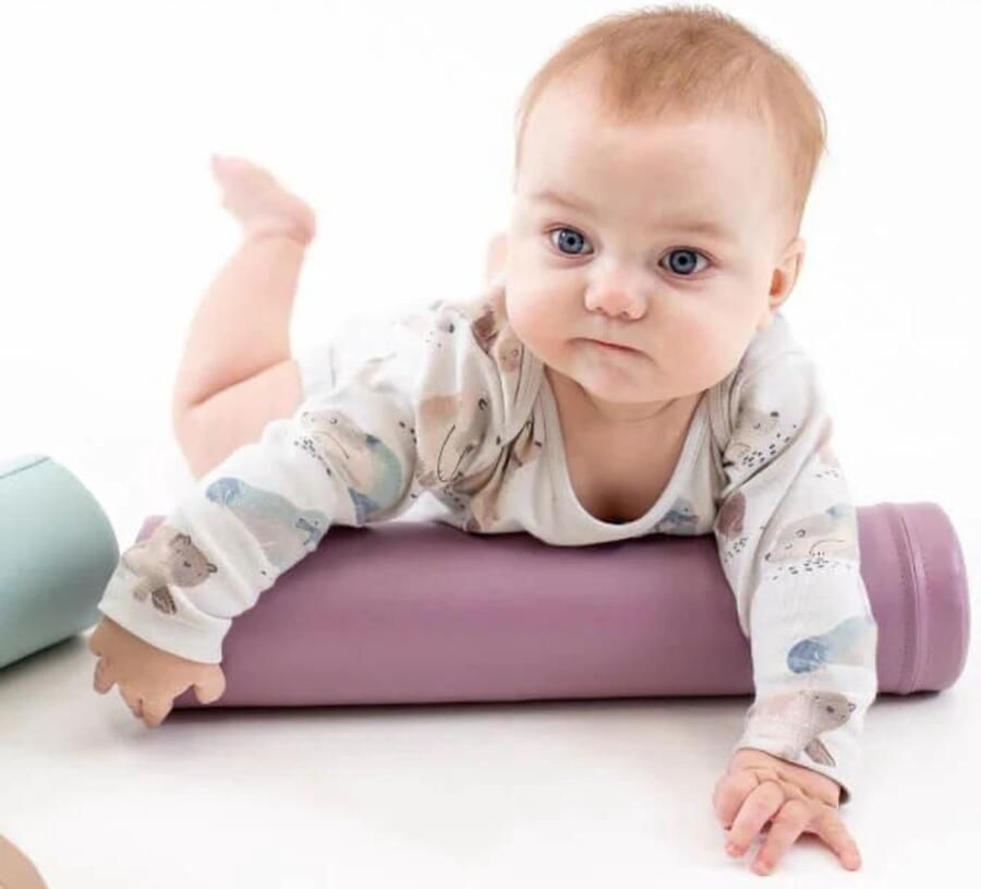Iglu Kruiprol babyrol Tummyroller kunstleer beige